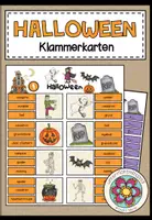 Vorschau - Spiele - HALLOWEEN - Klammerkarten (Englisch) - Deckblatt