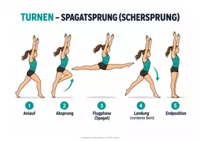 Vorschau - Unterrichtsreihen - Turnen Bewegungskarten - Aufwärmen (weiblich) - Seite 3