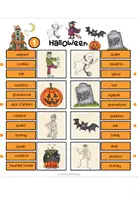 Vorschau - Spiele - HALLOWEEN - Klammerkarten (Englisch) - Seite 1