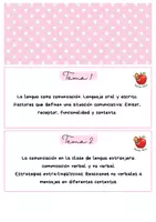 Vista previa - Fichas informativas / Documentos de lectura - Flashcards de los temas de las oposiciones de maestros (inglés) - página 2