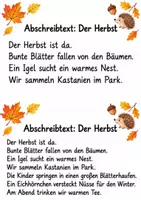 Vorschau - Arbeitsblätter - Herbstliche Kartei für den Deutschunterricht - Seite 2