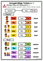 Vorschau - Arbeitsblätter - Verben im Präsens/Einfach erklärt/DaZ&DaF/A1-A2 - Seite 3
