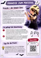 Vorschau - Arbeitsblätter - Tanzanleitung zu "Dracula" (Tame Impala) - Musik Jg.4-6 - Seite 1