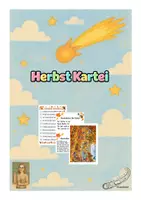 Vorschau - Arbeitsblätter - Herbstliche Kartei für den Deutschunterricht - Deckblatt