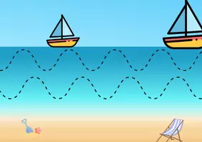 Aperçu - Apprentissages en autonomie - fiches de graphismes - les vagues - Page 1