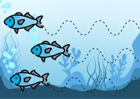 Aperçu - Apprentissages en autonomie - fiches de graphismes - les vagues - Page 3