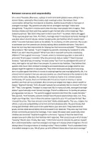 Vorschau - Stundenentwürfe - Between romance and responsibility - Deckblatt