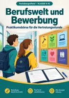 Vorschau - Arbeitsblätter - Bewerbung Klasse 9-10: Praktikumsbörse - Deckblatt