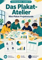 Vorschau - Arbeitsblätter - Mini-Plakat Projektstunde Klasse 7-8 - Deckblatt