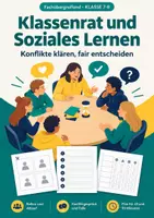 Vorschau - Arbeitsblätter - Klassenrat Klasse 7-8: Konflikte lösen - Deckblatt