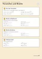 Vorschau - Stundenentwürfe - Fit für die Klassenarbeit: Multiplikation und Division rationaler Zahlen - Seite 3