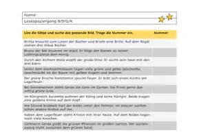 Vorschau - Arbeitsblätter - Lesespaziergang B, D, G, K - Seite 2