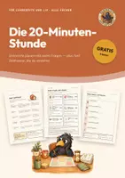 Vorschau - Stundenentwürfe - FREEBIE Unterricht planen in 20 Minuten — Planungsbogen mit 6 Fragen, Halbjahresraster und 5 Zeitfresser, für Lehrkräfte, Referendariat und LiV - Deckblatt