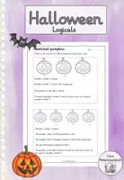 Vorschau - Arbeitsblätter - Halloween Englisch – Lese-Logicals | Leseverstehen & logisches Denken | Klasse 3/4 - Deckblatt