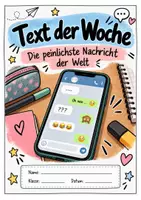 Vorschau - Arbeitsblätter - Text der Woche - Die peinlichste Nachricht der Welt - Deckblatt