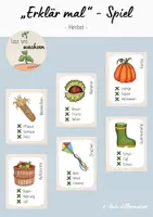 Vorschau - Spiele - Spiel "Erklär mal" - Herbst - Deckblatt