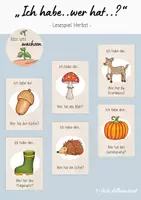 Vorschau - Spiele - "Ich habe...wer hat...?" - Herbst (3-fach diff.) - Deckblatt