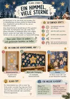 Vorschau - Mal- und Bastelvorlagen - Unser Adventshimmel ⭐ Gemeinschaftsprojekt für die Adventszeit | Klasse 1–6 | FREEBIE - Seite 3