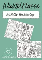 Vorschau - Mal- und Bastelvorlagen - Wichteltür Bastelvorlage - Deckblatt
