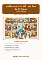 Vorschau - Arbeitsblätter - Musikinstrumente der Welt – eine Reise durchs Museum – Lesespurgeschichte mit Rätselaufgaben (Klasse 3) - Seite 1
