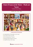 Vorschau - Arbeitsblätter - Johann Strauss und der Walzer – Musik zum Tanzen – Lesespurgeschichte mit Rätselaufgaben (Klasse 7) - Seite 1