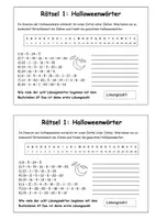 Vorschau - Stundenentwürfe - Escape-Room Halloween – 8 spannende Rätsel für den Deutschunterricht - Seite 3