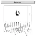 Vorschau - Mal- und Bastelvorlagen - Halloween Bastelvorlage, Geister Kunstidee - Seite 3