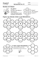 Vorschau - Arbeitsblätter - Rechenrätsel bis 10 – Übungsheft für die 1 & 2. Klasse - Deckblatt