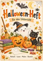 Vorschau - Arbeitsblätter - Halloween Morgenheft Differenziert - Deckblatt