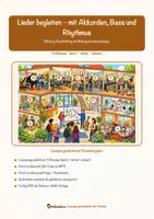 Vorschau - Mal- und Bastelvorlagen - Lieder begleiten – mit Akkorden, Bass und Rhythmus – Lesespurgeschichte mit Rätselaufgaben (Klasse 7) - Seite 1