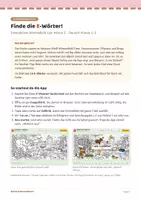 Vorschau - Arbeitsblätter - Finde die E-Wörter! Interaktives Smartboard-Suchspiel! - Seite 1