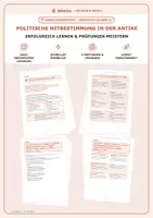 Vorschau - Merkblätter - Klasse 5 · Geschichte · Gruppen ohne politische Mitbestimmungsrechte: Sklaven, Spartiaten - Seite 1
