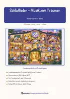 Vorschau - Arbeitsblätter - Schlaflieder – Musik zum Träumen – Lesespurgeschichte mit Rätselaufgaben (Klasse 1) - Seite 1