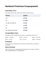 Vorschau - Merkblätter - Zeitformen Übersicht und Merkblätter - Seite 3