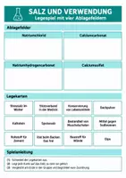 Vorschau - Arbeitsblätter - Salze & Ionenbindung – 3 Lernspiele Chemie Klasse 8–9 - Seite 2