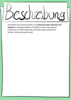 Vorschau - Arbeitsblätter - Quader in Kabinettprojektion/Schrägbild - Seite 1