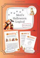 Vorschau - Arbeitsblätter - Halloween Lese-Logical | dreifach differenziert | mit Bonus - Deckblatt
