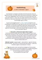 Vorschau - Arbeitsblätter - Halloween Lese-Logical | dreifach differenziert | mit Bonus - Seite 1