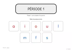 Aperçu - Feuilles d'exercices - Je lis des syllabes - Période 1 : 5 livrets de fluence pour toute l'année - Page 2
