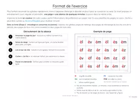 Aperçu - Feuilles d'exercices - Je lis des syllabes - Période 3 : 5 livrets de fluence pour toute l'année - Page 1