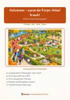 Vorschau - Mal- und Bastelvorlagen - Aufwärmen – warum der Körper Anlauf braucht – Lesespurgeschichte mit Rätselaufgaben (Klasse 3) - Seite 1