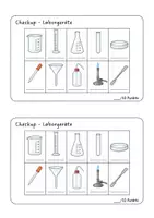 Vorschau - Arbeitsblätter - Checkup - Laborgeräte - Seite 1