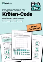 Vorschau - Stundenentwürfe - Programmieren ohne Computer: Kröten-Code mit Pfeilen - Deckblatt
