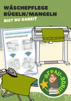 Vorschau - Arbeitsblätter - Wäsche bügeln oder mangeln - Deckblatt