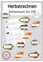 Vorschau - Arbeitsblätter - Rechnen im Herbst ZR100 Addition und Subtraktion - Deckblatt