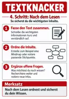 Vorschau - Poster - 🔴 Textknacker – Lesestrategie in 4 einfachen Schritten 📖🔍 - Seite 3