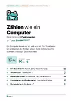 Vorschau - Stundenentwürfe - Binärzahlen für Kinder: Zählen wie ein Computer – Punktekarten, Geheimschrift, Zaubertrick | MKR - Seite 1