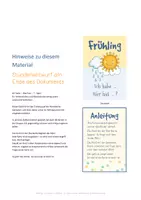 Vorschau - Stundenentwürfe - Ich habe wer hat Lesespiel Frühling - Seite 1