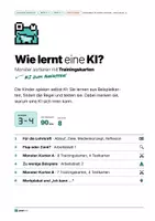 Vorschau - Stundenentwürfe - Wie lernt eine KI? Monster sortieren mit Trainingskarten – KI unplugged - Seite 1