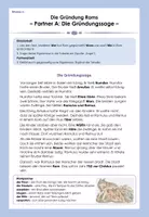 Vorschau - Arbeitsblätter - Die Gründung Roms – Romulus und Remus & wissenschaftliche Erkenntnisse | Geschichte Klasse 5–6; differenziert; DaZ-geeignet - Seite 3